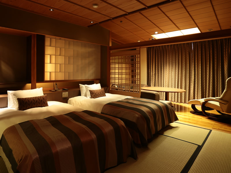 Chambre japonaise moderne