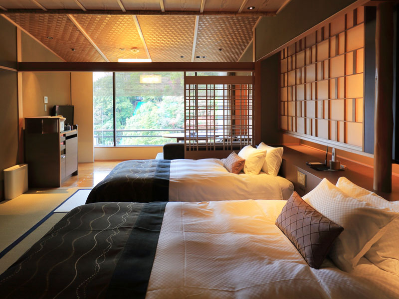 Chambre japonaise moderne